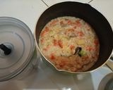 Foto langkah ke 4 dari resep MPASI SALMON Ubi Kentang Brokoli Jamur Santan (Menu lengkap).