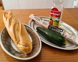 A picture of step 1 of Chistorra and Zucchini Pinchos.
