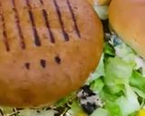 A picture of step 9 of Saucy veggies & corn burgers 🍔.