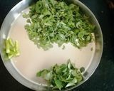A picture of step 1 of Pudina rice.