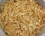 A picture of step 1 of Thor (Banana Stem) Bhaja Bengali Style.