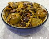 A picture of step 5 of Rajasthani Ker Sangri.