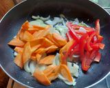 Foto langkah ke 3 dari resep Cah Buncis Wortel Paprika.