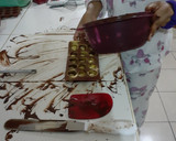 Foto del paso 3 de la receta: Bombones de chocolate rellenos de ganache de chocolate