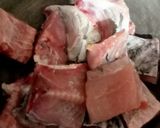 A picture of step 1 of Fish curry.