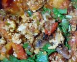 A picture of step 5 of Chicken Qeema.