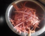 A picture of step 2 of Kimchi Salad.