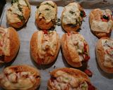 A picture of step 8 of Various baguettes for breakfast.