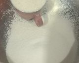 A picture of step 1 of Sooji sandwich.