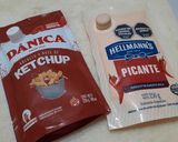 Foto del paso 1 de la receta: Sandwichs de miga con ketchup y picante