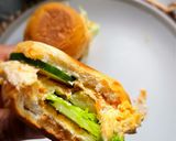 Gambar langkah 14 resipi Mini Burger Tofu Patty.