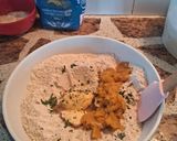 Foto del paso 4 de la receta: Bollitos semi integral con puré de boniato y perejil veganos 🍠🥖