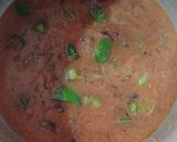 A picture of step 4 of Kamande (Brown daal/ brown lentil stew).