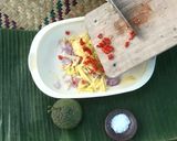 Foto langkah ke 8 dari resep Cacapan Hampalam Limau Kuit Garih Haruan.