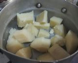 A picture of step 1 of Yam kebabs.