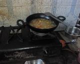 A picture of step 10 of Chowmin biryani and chicken soup.