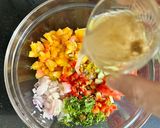 A picture of step 1 of Healthy Peach 🍑 Salsa.