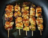 Hình bước làm 4 của món Yakitori