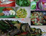 Foto langkah ke 6 dari resep Oseng ikan asin peda daun melinjo muda pete.