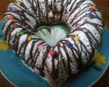Foto del paso 5 de la receta: Torta de banana marmolada en licuadora🍌🍫