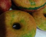 Gambar langkah 7 resipi Donut PRU15 💚💙❤️ aka Pelangi Viral.