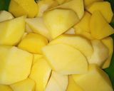 A picture of step 2 of Chinese potatoes.