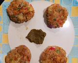 A picture of step 4 of Red poha-Sweet potato cutlet.