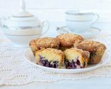 A picture of step 4 of Blueberry Muffins.