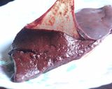 A picture of step 1 of Ugali maini(beef liver with ugali and sauted spinach.