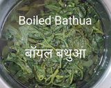 A picture of step 2 of बथुआ का रायता, हरा रायता.