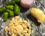 A picture of step 2 of Chane ki daal.