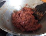 A picture of step 2 of Tricolor paratha.