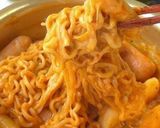 Gambar langkah 5 resipi Ramen cheesy.