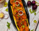 A picture of step 11 of Maharashtrian Style Baingan Fry / Brinjal Fry.
