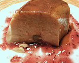 Foto del paso 11 de la receta: Flan instantáneo, de vainilla, turrón de cacahuetes y uvas