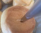 Foto langkah ke 7 dari resep Choux Pastry vla Vanilla Dengan Topping Coklat.