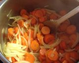 A picture of step 1 of Carrot Soup with Grießklöchen (Semolina Dumplings).