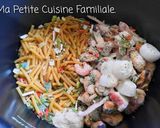 Une image de l'étape 1 de One pot pasta aux fruits de mer.
