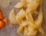 A picture of step 1 of Mango salsa.