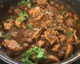 A picture of step 4 of Amritsari Chole Chicken.