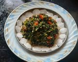A picture of step 5 of Raddish leafy vegetable sabji.
