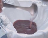 A picture of step 13 of ''ANKO / KOSHI-AN'' (Smooth and Sweet Red Bean Paste / Azuki Bean Paste).
