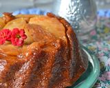 Foto del paso 4 de la receta: Torta invertida de peras con avena y harina integral🍐