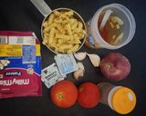 A picture of step 1 of Paneer Fusilli Pasta.