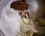 A picture of step 2 of Choco-Cashew Nankhathai (Airfryer Recipe).