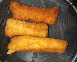 Foto langkah ke 3 dari resep Sate Roti Goreng Isi Sosis.