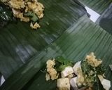 Foto langkah ke 5 dari resep Bothok Udang Tahu Tempe Kemangi.
