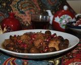 A picture of step 8 of Nar Qovurmasi نارقورماسی.