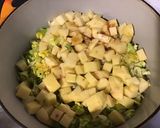 Une image de l'étape 5 de Velouté de panais chou et pommes de terre aux noisettes et jambon cru.