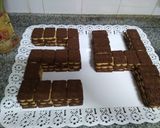 Foto del paso 4 de la receta: Chocotorta en forma de números👩🏼‍🍳😋🍓